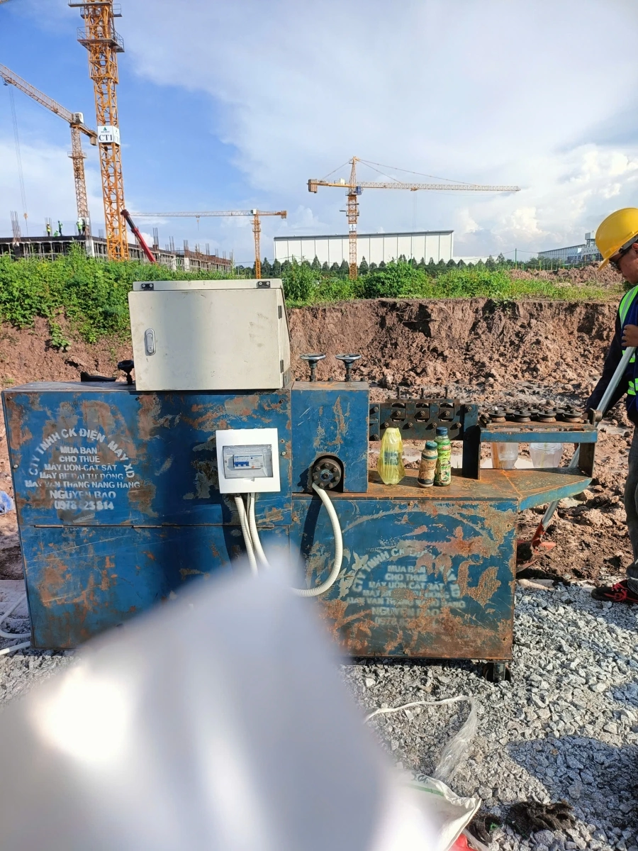 Máy uốn đai tự động Φ6–Φ8mm tại KCN Phước Đông