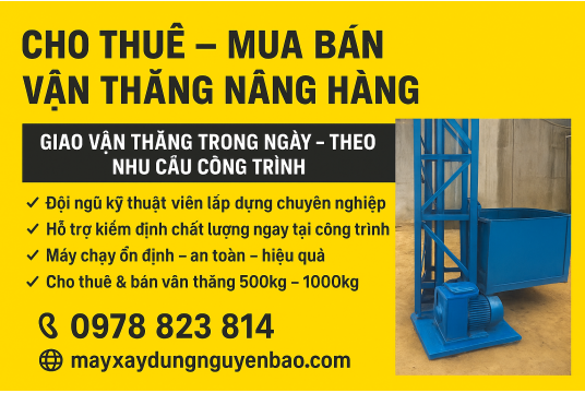 Vận Thăng Nâng Hàng Đà Nẵng – Giải Pháp An Toàn Cho Công Trình