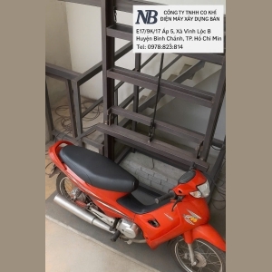 Thang Nâng Xe Máy 200–300kg – Khóa An Toàn | Nguyên Bảo