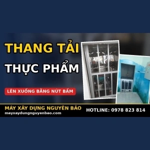 Thang Nâng Tải Thực Phẩm Inox 304 | Trường Học, Nhà Hàng, Khách Sạn – Nguyên Bảo 